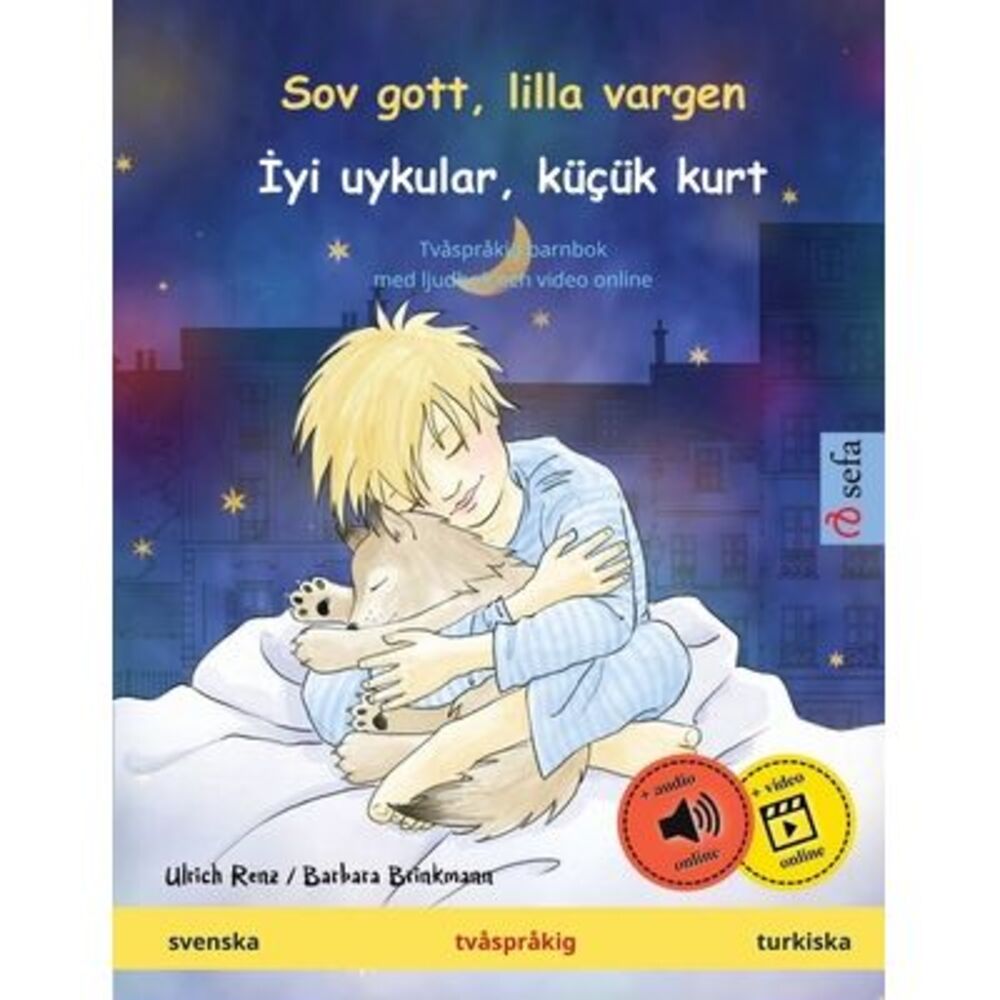 Sov gott, lilla vargen - İyi uykular, küçük kurt (svenska - turkiska): Tvås